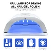 120W Professional Nail Art UV LED Light 36 LED Professional Gel Polish Drying Light with Timer Auto Sensor Equipment Tool 2