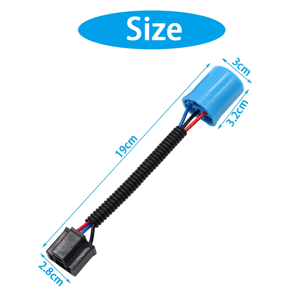 Socket Connector Plug Adapter 1pcs 9005/9006 9007 H4 H11 H13 Male to Female Conversion Wiring Harness For Headlight Fog Lights