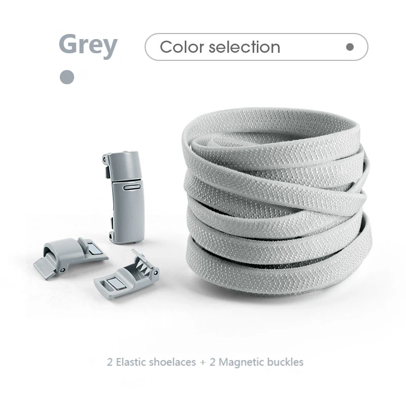 Vibrant Magnetic No-Tie Elastic Shoelaces