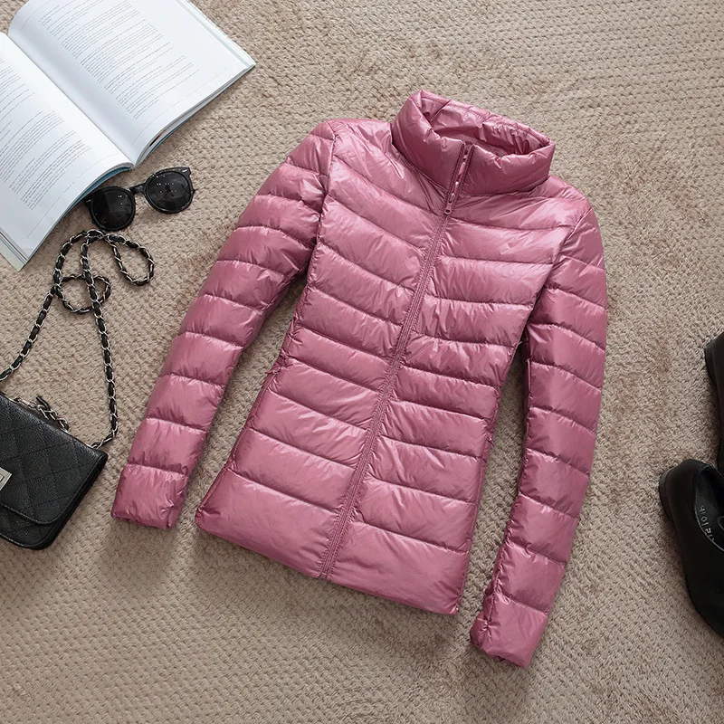 Women 2022 Winter New Ultra Light Packable Duck Down Jacke Plus Size 5XL 6XL 7XL Female Wind-Resistant Breathable Puffer Coats