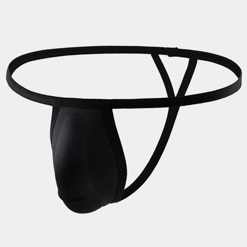 Sexy Men Bikini Thong Bulge Cup Pads G-string Push Up Enhancing Man Underwear T-back Low Rise Panties Super Mini Erotic Brief