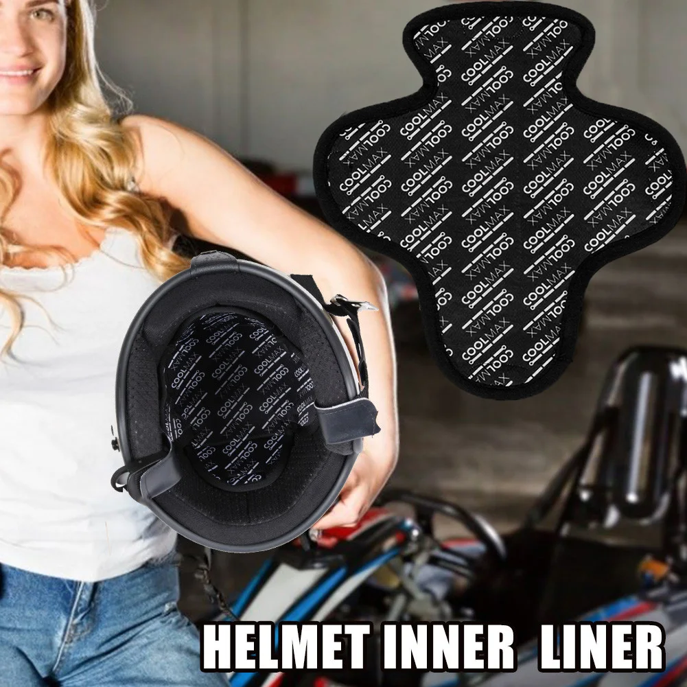 Breathable Motorcycle Helmet Insert Liner Cap Cushion Pad Quick drying