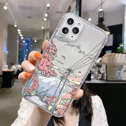 Anime Scenery iPhone Case - Vibrant Design Protective Cover - iPhone 13 Mini (UC11)