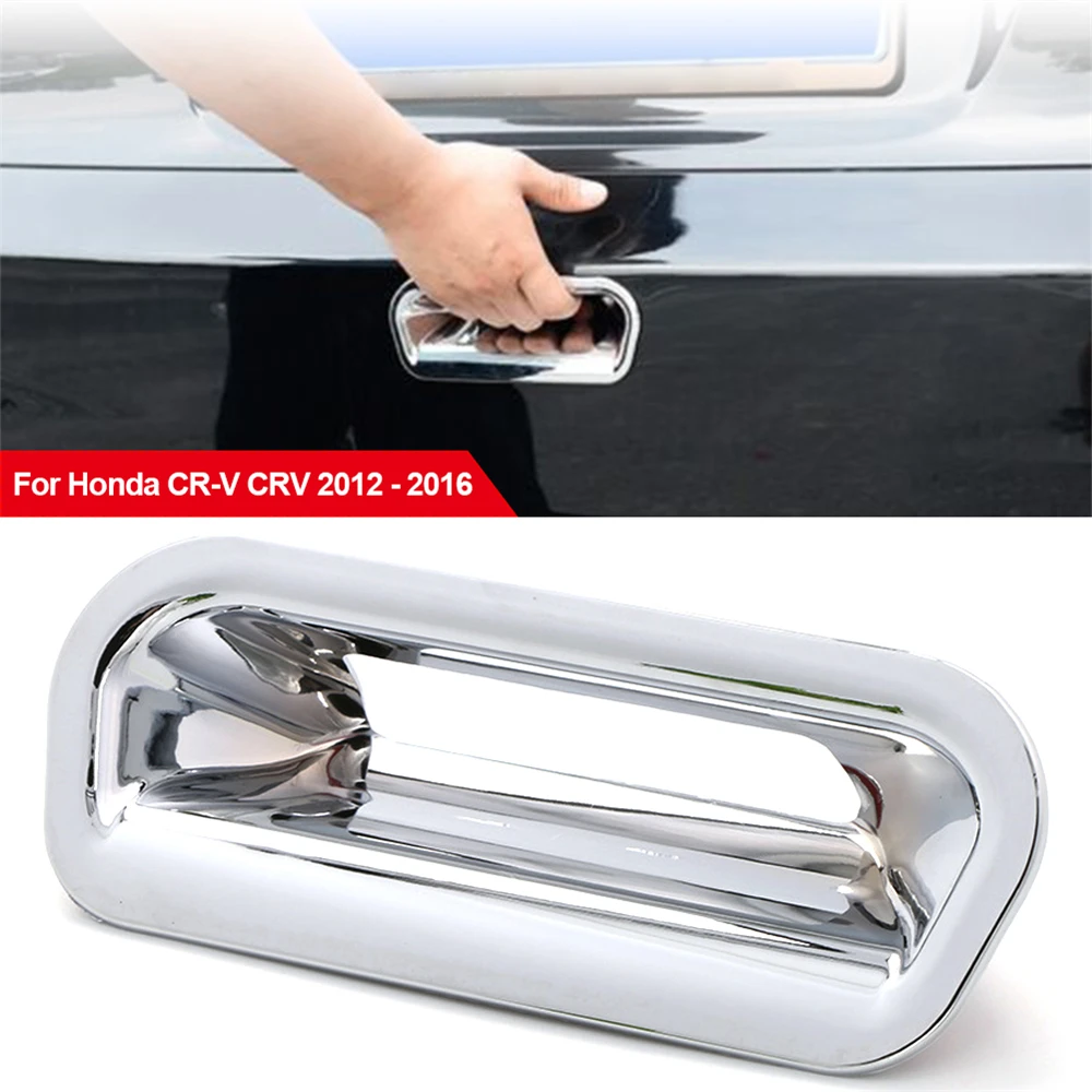 

​Car Tail Trunk Rear Door Handle Bowl Cover Trim Tools Car Accessories ABS Chrome For Honda CR-V CRV 2012- 2016