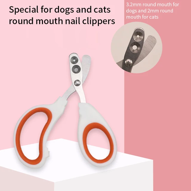 Pet Nail Grooming Clippers Professional Cat Nail Clippers for Small Cat Dog Stainless Steel Puppy Claws Cutter 2