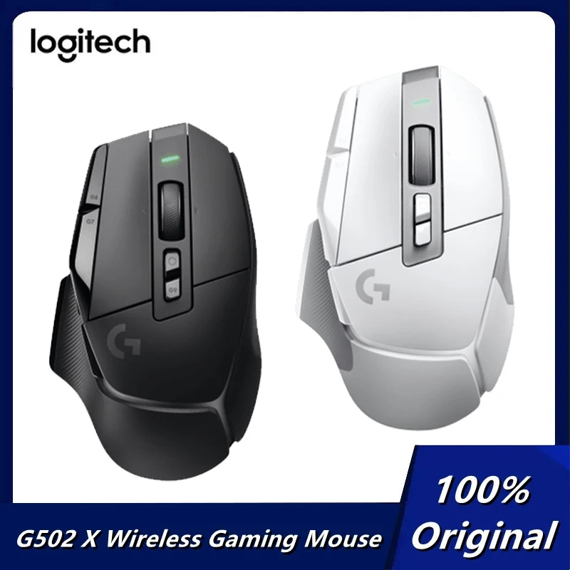 

Original Logitech G502 X Wireless Gaming Mouse LIGHTSPEED 25K Hero Optical Sensor Programming Gaming Mice New