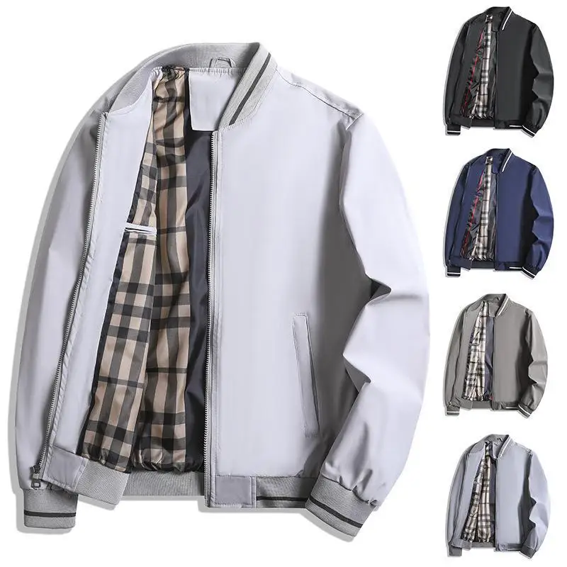 

Spring And Autumn Men's New Jacket Loose Casual Jacket