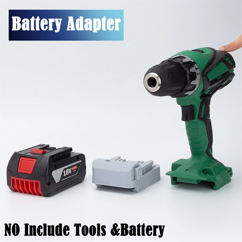 Adapter For Bosch 18V Li-ion Battery Convert to Hitachi to HiKOKI Portable Cordless Tools Accessories (NO Battery ) battery convert adapter for parkside x20v team li ion to for hitachi for hikoki 18v cordless tools not include battery