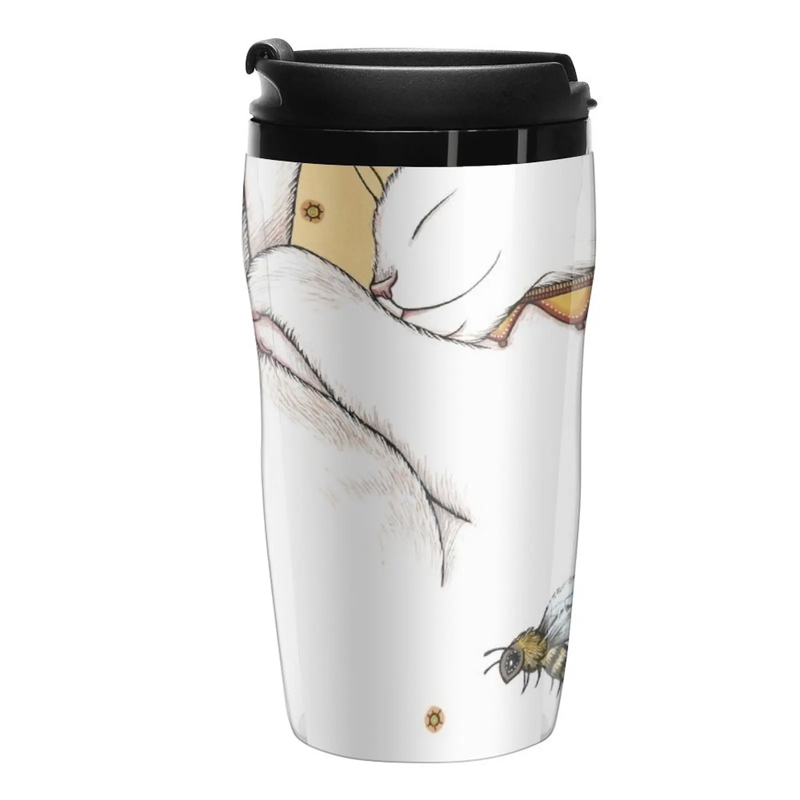 

Butterflies and Bees Travel Coffee Mug Cup Coffee Beautiful Tea Cups