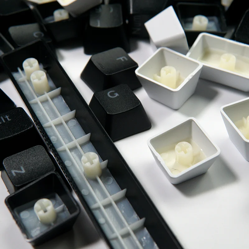 Chave Abs Alemão Keycaps Transmissão Luz Oem Perfil 61 87 104 Layout para Cherry mx Axis Teclado Mecânico 108 - Imagem 2