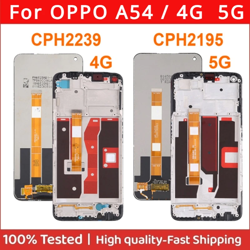 6.51 "Ips Per Oppo A54 Cph2239 Cph2195 Display Lcd Touch Screen Digitziter Assembly Parti Di Riparazione