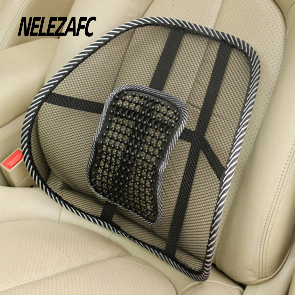 ChairBackSupportMassageCushionMeshReliefLumbarBraceCarTruckOfficeHomeCushionSeat