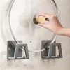 4/1pcs Stainless Steel Sponge Holder Self Adhesive Sink Drain Drying Sponges Racks Shelf Kitchen Storage Wall Holders Organizer 3