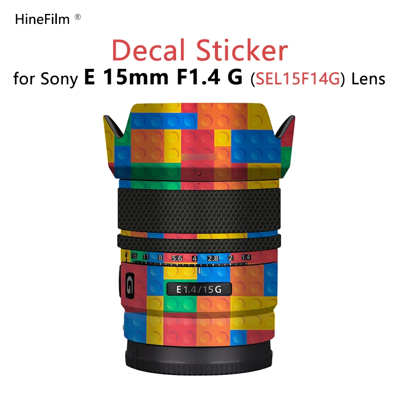 

E15 F1.4 Lens Sticker SEL15F14G Lens Decal Skin For Sony E 15mm F1.4 G Lens Protector Coat Wrap Cover