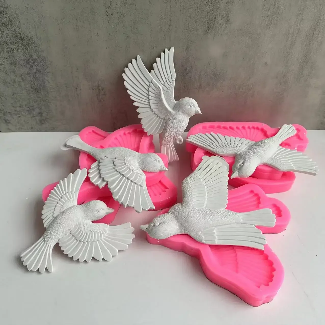 Moule En Silicone Motif Oiseau Floral Pour Pâte à Sucre – FPC Sugarcraft – Neuf – Réf. C125
