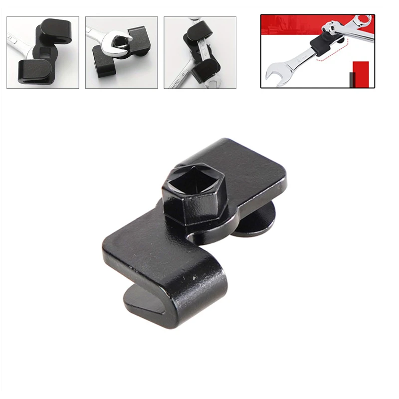 

Universal Metal Wrench Extender Adapter Conversion Adapter with 1/2 Inch or 21mm Hex Wrench Repair Tool