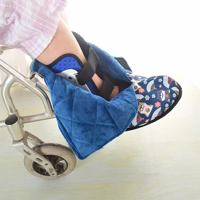 1pcs Autumn Winter Gypsum Warm Shoe Covers Foot Fractured Injured Patients Rehabilitation Adjustable Elasticity Gypsum Socks 5