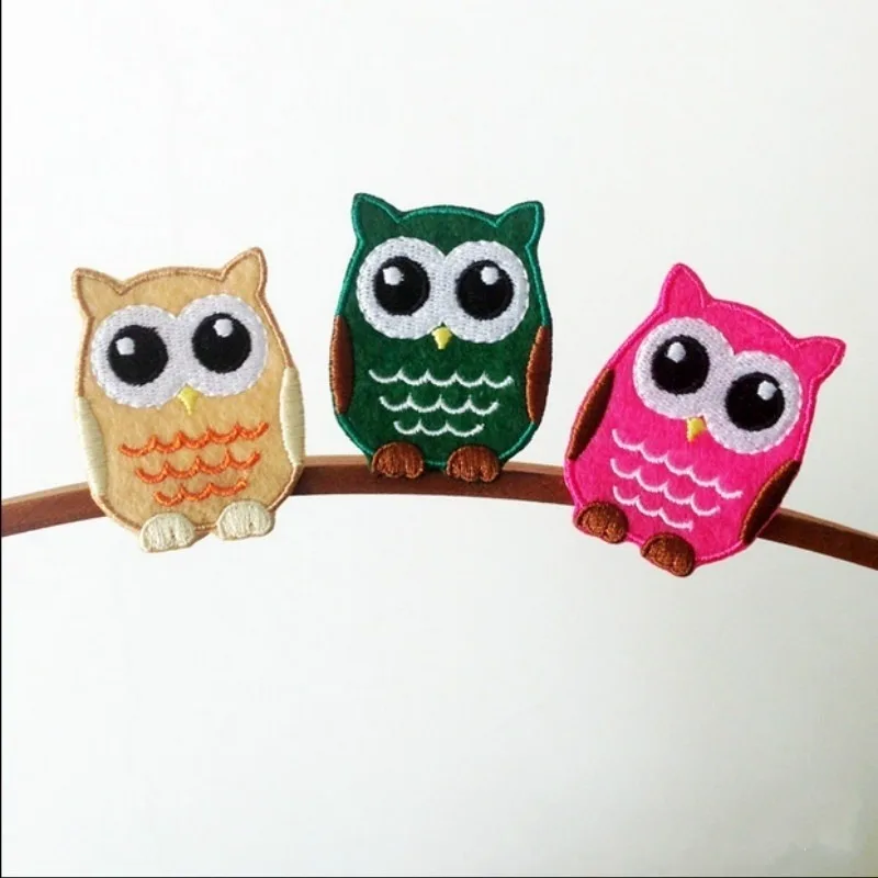 Owl Reversible Change Color Sequins Sew On Patches for Clothes DIY Patch Appliqu