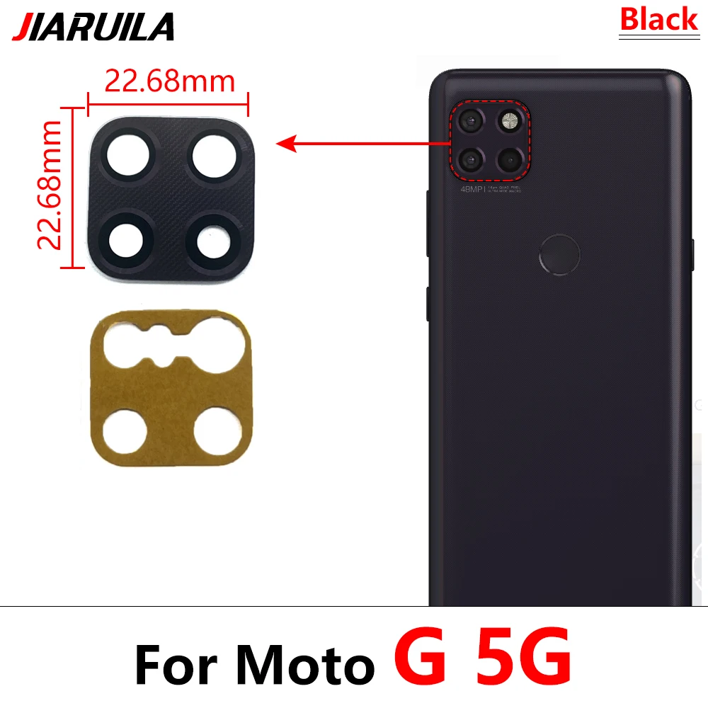 NEU Für Moto G04 G13 G14 G31 G41 G51 G71 G22 G32 G52 G72 G15 Rückkamera-Glaslinse mit Klebestreifen Ersatz Reparatur – Detail 13
