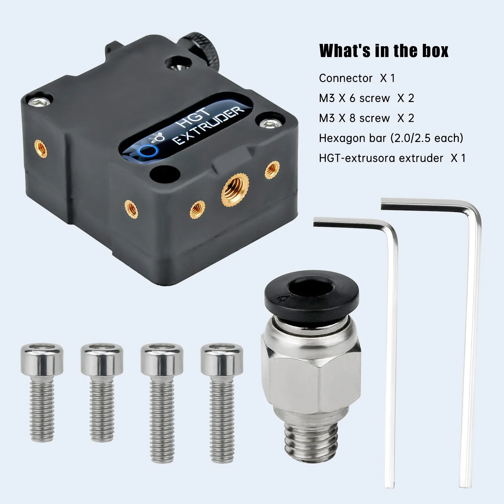 Mini Dual Drive Gear Extrusora Compatível com Ender Ender Pro Ender v2 Ender Cr10 Cr10s Pro Kusi Nema 14 Motor - Imagem 2