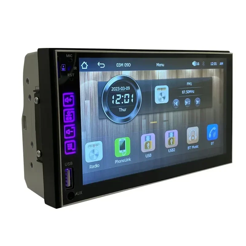 7 Inch Universal Car Multimedia Player Mp5 2Din Car Radio Stereo Android Dvd Player With Usb BT FM