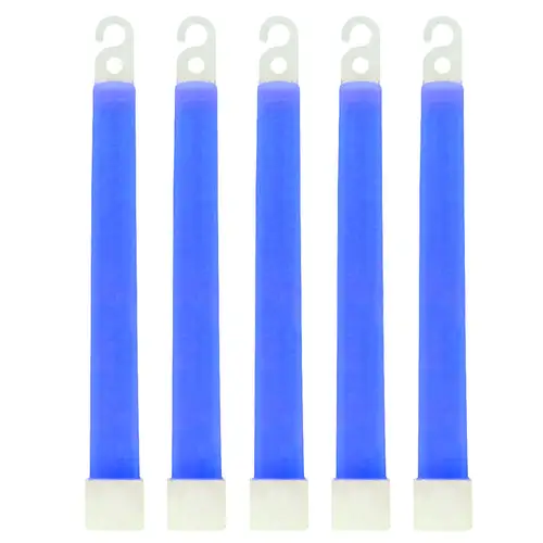 5pcs 6 Inch Camping Glow Sticks Waterproof Non-toxic Hiking Camping Equipment Outdoor Emergency Glow Sticks with Hook - Image 8