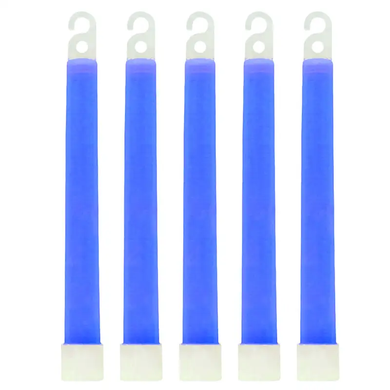 5pcs 6 Inch Camping Glow Sticks Waterproof Non-toxic Hiking Camping Equipment Outdoor Emergency Glow Sticks with Hook - Image 8