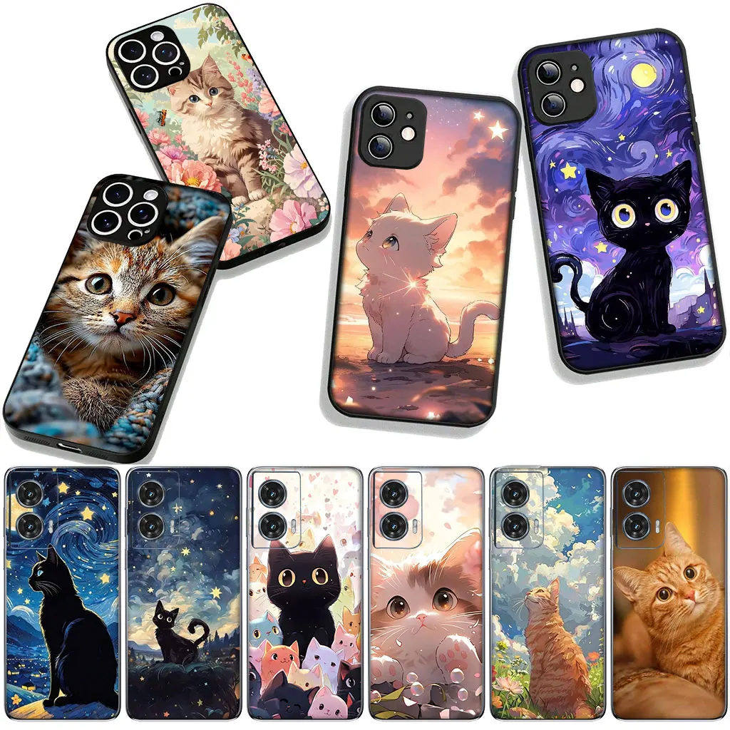Kitten Cat Meow Wallpaper Phone Case Cover