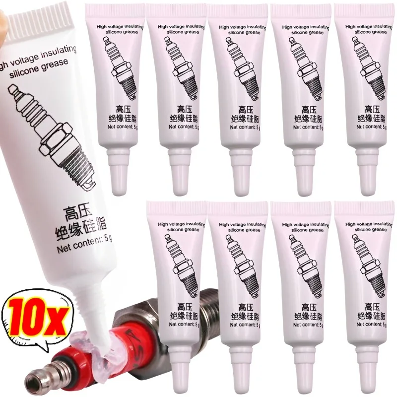 High Voltage Insulated Silicone Grease High-Quality Car Spark Plug Corrosion Resistance Silicones Greases Auto Accessories silicone grease lubricant silicone grease