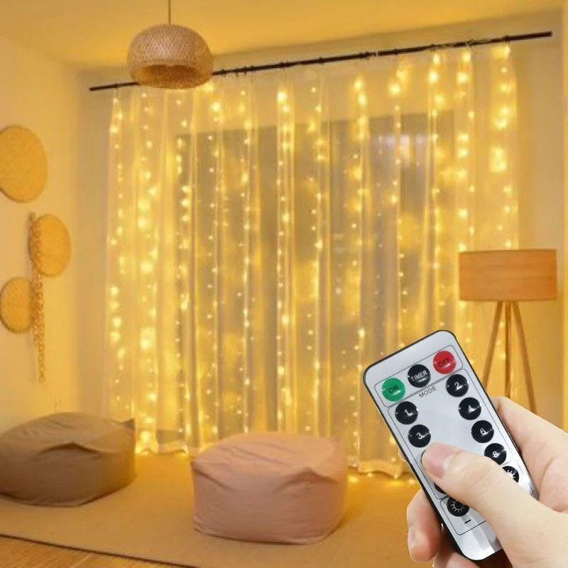 

3M/4M/6M USB Festoon String Light Fairy Garland Curtain Light Christmas Light Christmas Decorations for Home Lamp New Year 2024