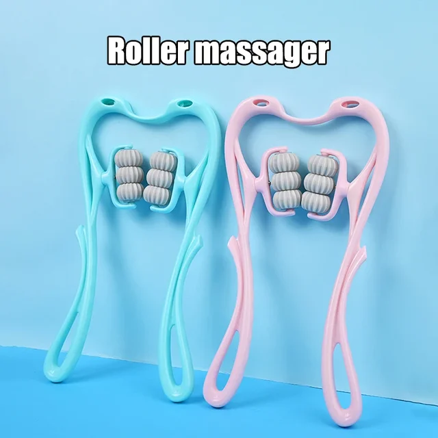 Multifunctional Cervical Neck Massager Manual Clamp with 6 Kneading Balls for Shoulder Back Relaxation 4