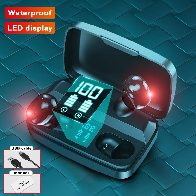 Bluetooth earphones wireless earphones sports games stereo earphones