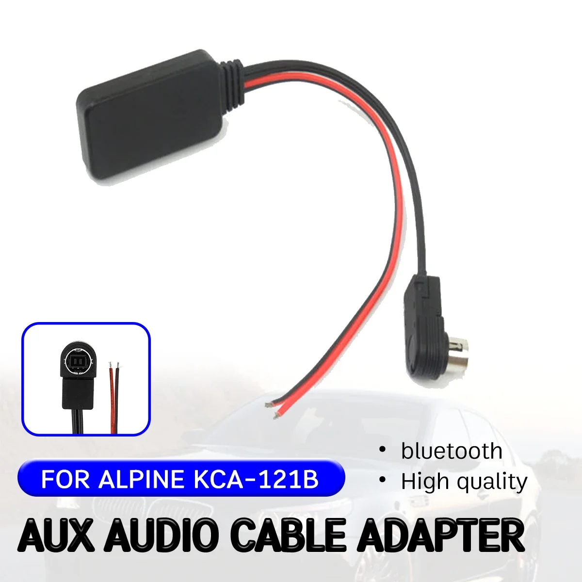 

Bluetooth Aux приемник Кабельный адаптер для ALPINE 9887/105/117/9855 S 13-контактный аудиоразъем для фотостудии