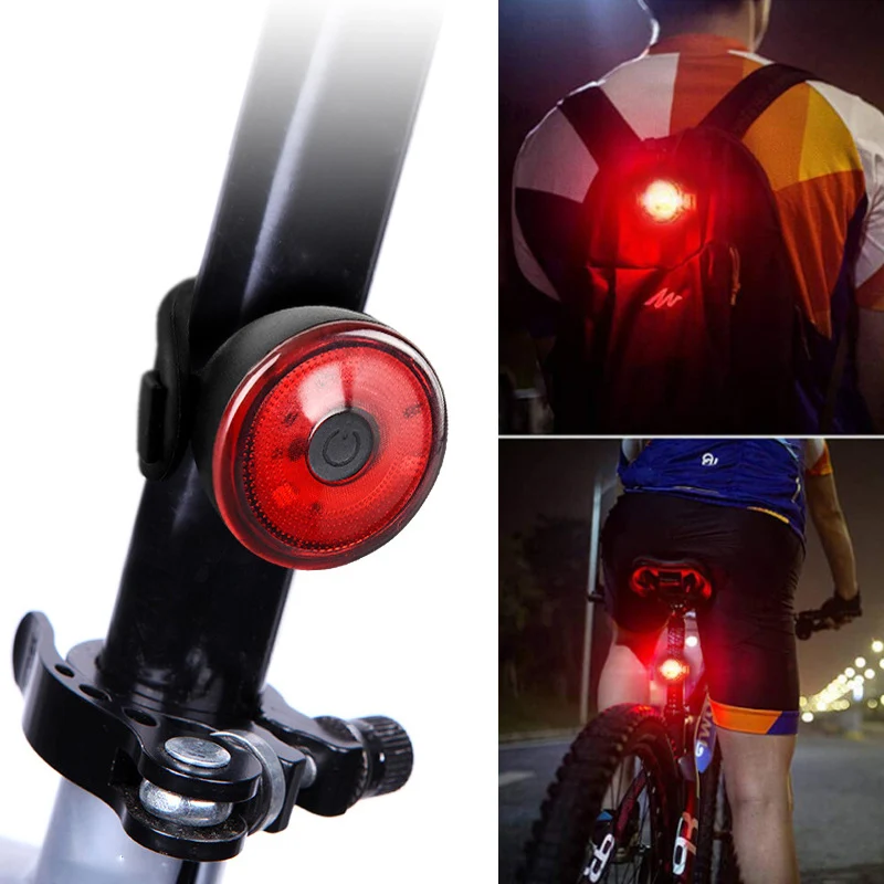 Luce Bici Posteriore HL Faro Posteriore Bici USB Ricaricabile - Luce Di Sicurezza Per Ciclismo, Avviso HL Fanale Per Bicicletta - Foto 11