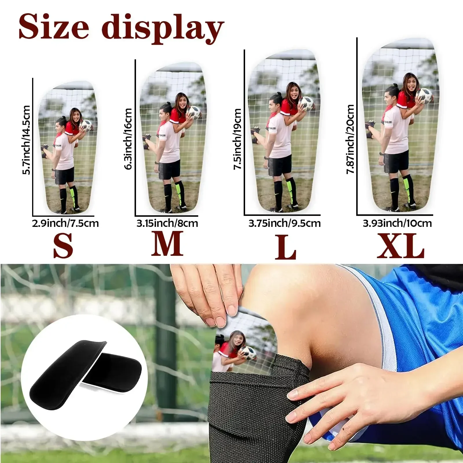 Customized Soccer Shin Guards for Adults and Kids