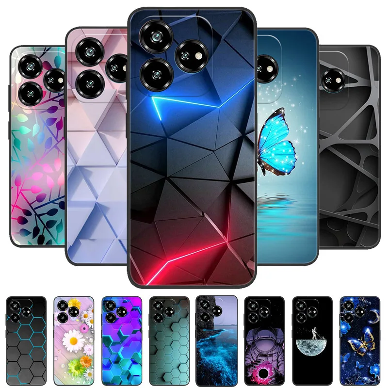 Luxury Painted Silicon Phone Back Cover - Protective Shell Design