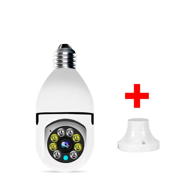 360° E27 LED Bulb Full HD 1080P Wireless Home Security WiFi CCTV IP Camera Two Way Audio Panoramic Night Vision Only Camera