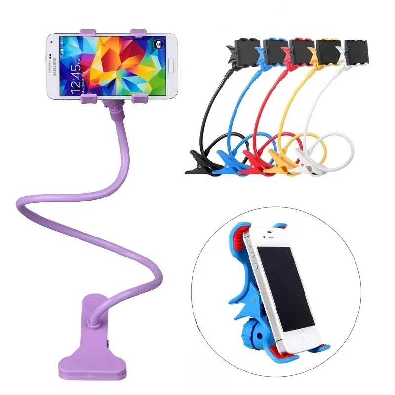 Universal Cell Phone holder Flexible Long Arm lazy Phone Holder Clamp Bed Tablet Car Mount Bracket For iPhone XS X Samsung phone holder mobile phone holder
