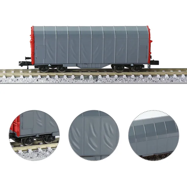 1pc Model Railway N Scale 1:160 Boxcar Model Trains Wagon C15062