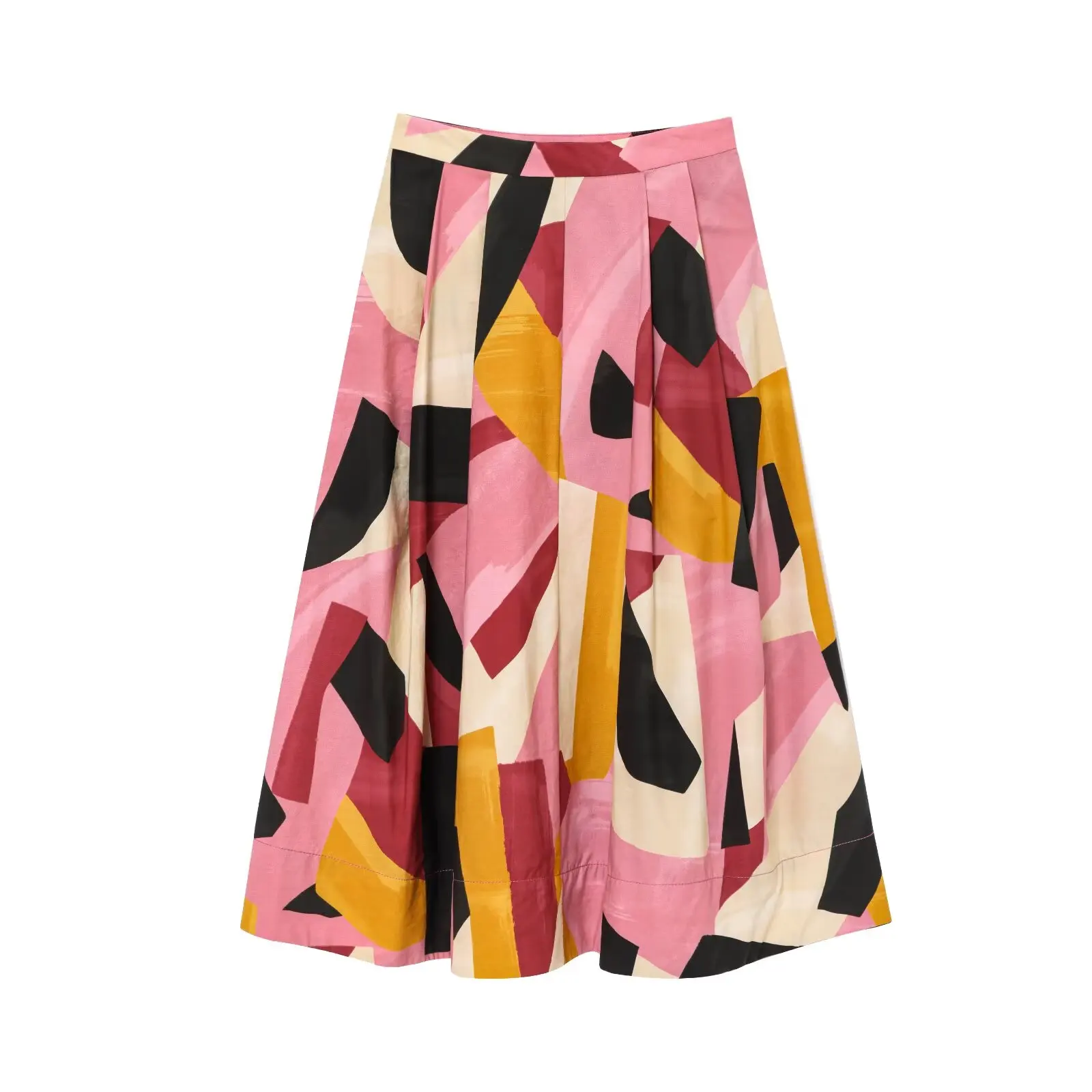 تنانير نسائية غير رسمية جديدة بتصميم هندسي مطبوع،...