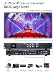 NEW MVP300 Video Processor with USB player port Stage Rental Led Advertising Video Wall Controller for Outdoor Indoor Led Screen