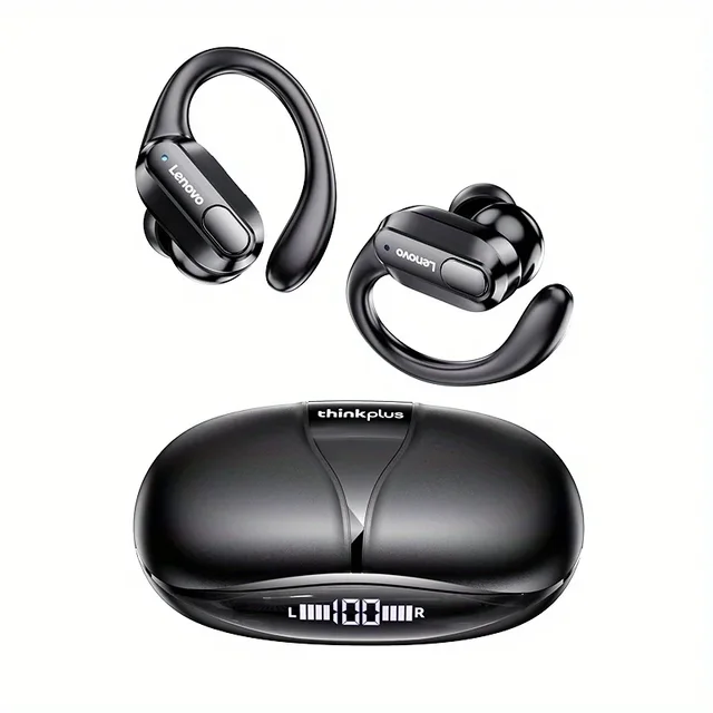 Lenovo XT80 Auricolari Bluetooth 5.3 Cuffie True Wireless con microfono Pulsante Controllo Riduzione del rumore Ganci per le orecchie Cuffie impermeabili 6