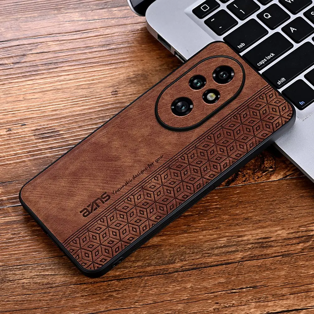 Premium Ultrathin Cube Pattern Leather Phone Case - Full Protection Cover