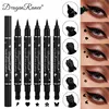 Dragon Ranee Double head Star Seal Eyeliner waterproof non-smudging novice heart plum embellished eye tail eyeliner 1