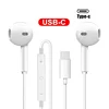 HiFi Type C With DAC Mic Headphones For Samsung Galaxy S24 S23 S21 S22 Note Ultra Wired Earphones 3.5mm Jack Earbud Headset 6