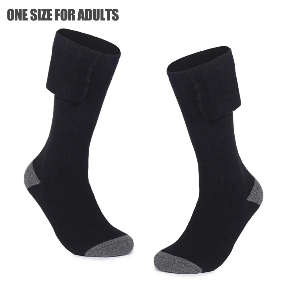 Heated Socks Man Winter Rechargeable Outdoor Sport Thermal Heated Foot Warmer Ski Sports Heating Socks Warm Snowmobile Skiing