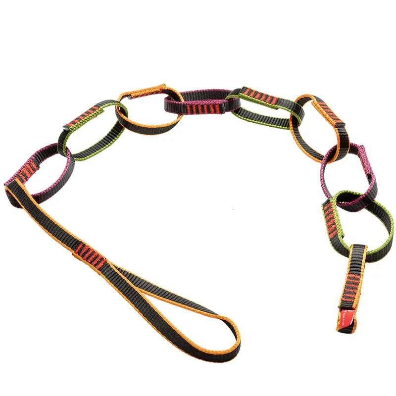 thumbnail image 2 of Daisy Chain Climbing Sling - 22KN Nylon Rope For Mountaineering, Rock Climbing & High-Angle Work 2 of 13