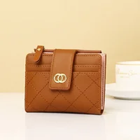 Women Wallets PU Leather Female Purse Mini Multi-Cards Holder Coin Short Wallets Slim Small Wallet Zipper Carteras Para Mujeres 2