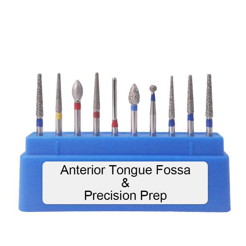JINGT 1 Box Dental Diamond Burs Drill for High Speed Handpiece Dentist Burs FG Series Dia.1.6mm Dental Material