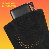 65 ℃   Chaussettes chauffantes pour l'hiver, 5000 mAh, rechargeables par USB, chaussettes chauffantes pour le ski en plein air, bottes chauffantes pour la motoneige, chaussettes de ski 5
